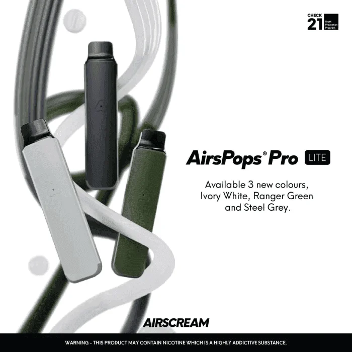 AIRSCREAM AIRSPOPS PRO LITE 氣泡電子煙主機官網